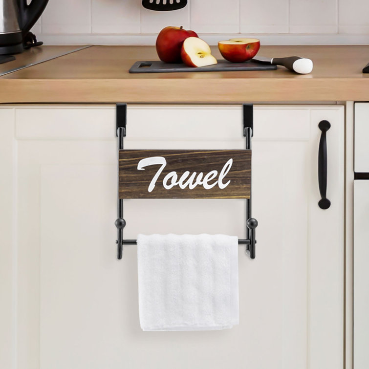 Paper towel discount holder over cabinet